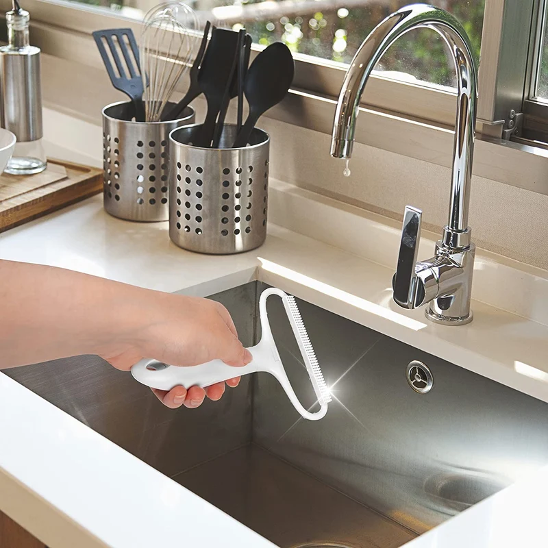 Duronic MFS1 Fusselentferner | Tragbarer Fusselrasierer mit 2 Funktionen | Bürste gegen Tierhaare | 1 Stück Teppichschaber mit ergonomischem Griff | Für Polstermöbel, Wäsche und Fellpflege geeignet