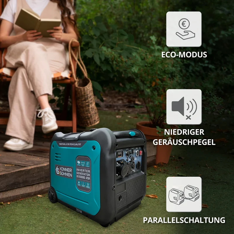 "Könner & Söhnen" Inverter-Generator KS 5500iE S - 5kW Nennleistung - 230V
