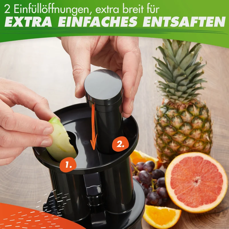 NUTRI-PRESS (B) Pink Pepper Elektrischer Entsafter, Slow Juicer