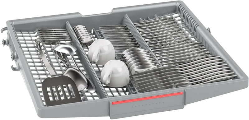 Bosch Serie 4, Teilintegrierter Geschirrspüler, 60 cm, Edelstahl SMI4HCS08E