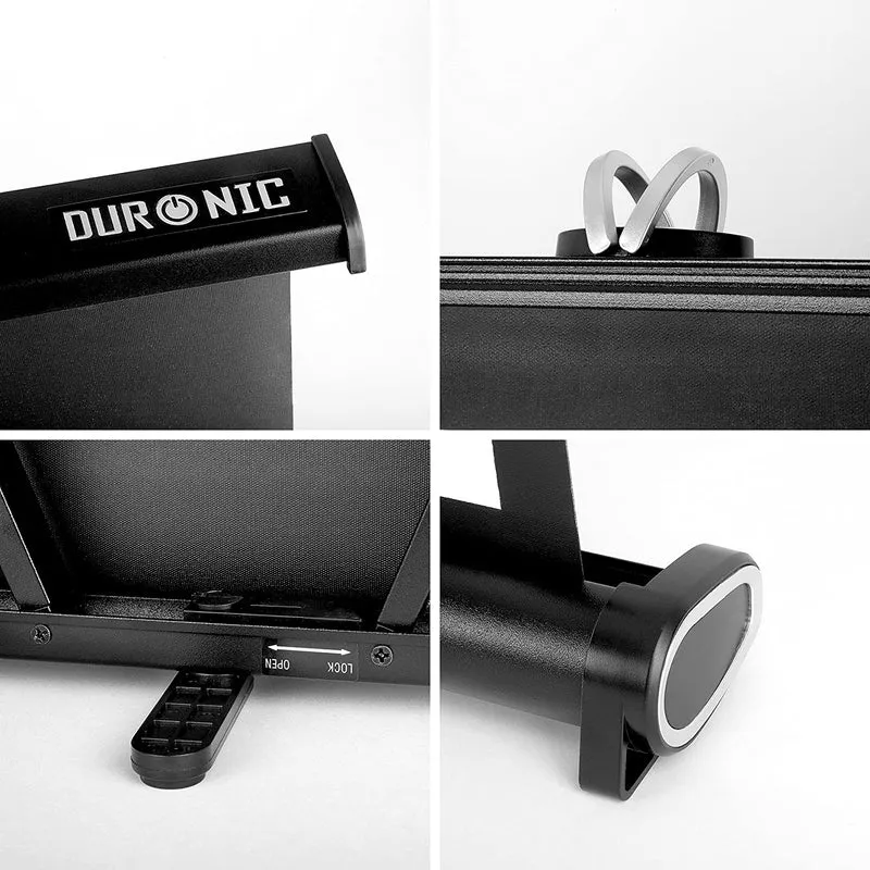 Duronic DPS50 4:3 Leinwand | 50 Zoll Mobile Beamerleinwand in Tragetasche mit 102 x 76 cm | 4:3 Heimkino mit 4K Full HD 3D | Gain 1.0 | Projektionsleinwand für Gaming, Büro, Präsentationen, Schulen