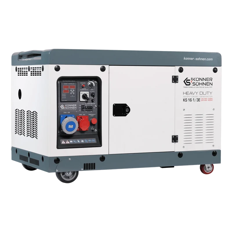 "Könner & Söhnen" Dieselgenerator KS 16-1/3E - 15/18kVA Nennleistung - Dieselmotor - 230/400V