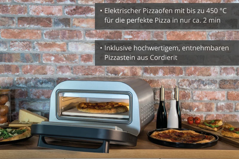 Luigi Pizzaofen + Pizzastein & Pizzaschieber
