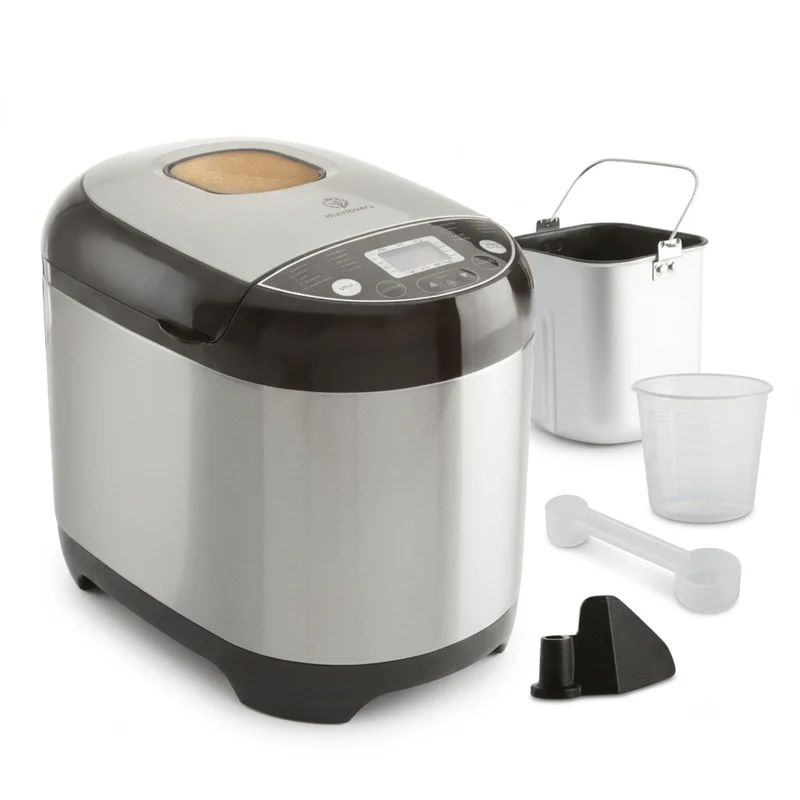 Brotbackautomat NUTRI-BREAD-MAKER (B) Edelstahl 19 Programme, 3 Brotgrößen