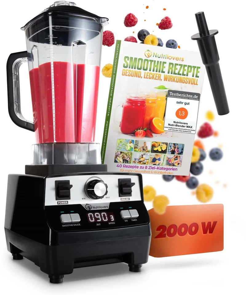 NUTRI-BLENDER MAX Hochleistungsmixer + NUTRI-ICE MAKER Eiswürfelmaschine | Spar-Bundle