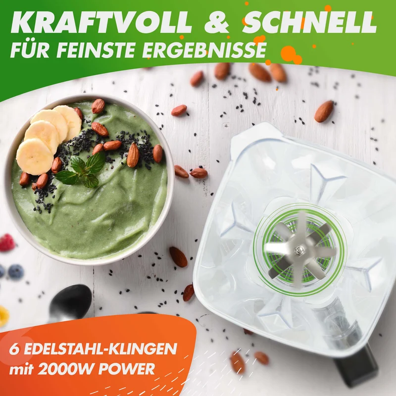 NUTRI-BLENDER MAX Hochleistungsmixer + NUTRI-ICE MAKER Eiswürfelmaschine | Spar-Bundle