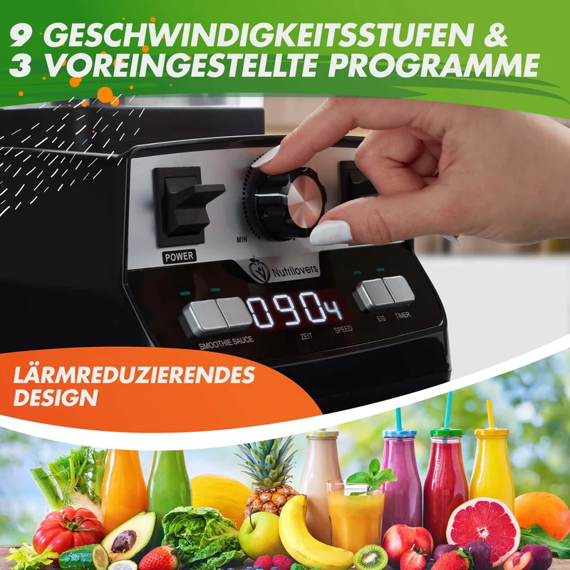 NUTRI-BLENDER MAX Hochleistungsmixer + NUTRI-ICE MAKER Eiswürfelmaschine | Spar-Bundle