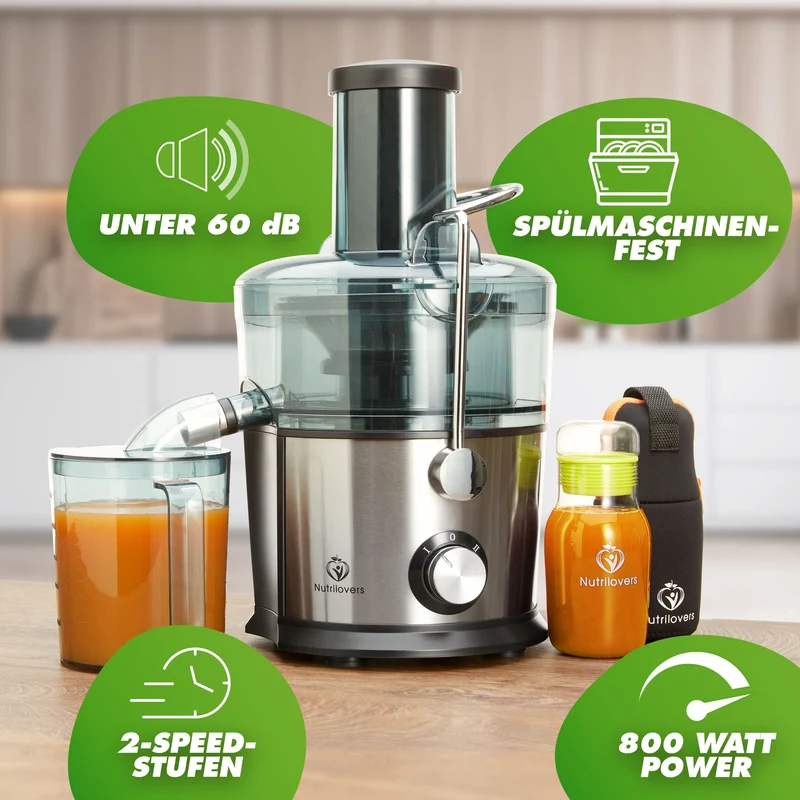 QUICK-JUICER Zentrifugal-Entsafter + NUTRI-BLENDER Smoothie-Maker | Spar-Bundle