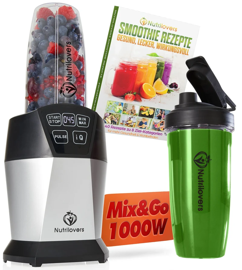 GREEN-PRESS MAX Slow Juicer + NUTRI-BLENDER Smoothie-Maker | Spar-Bundle