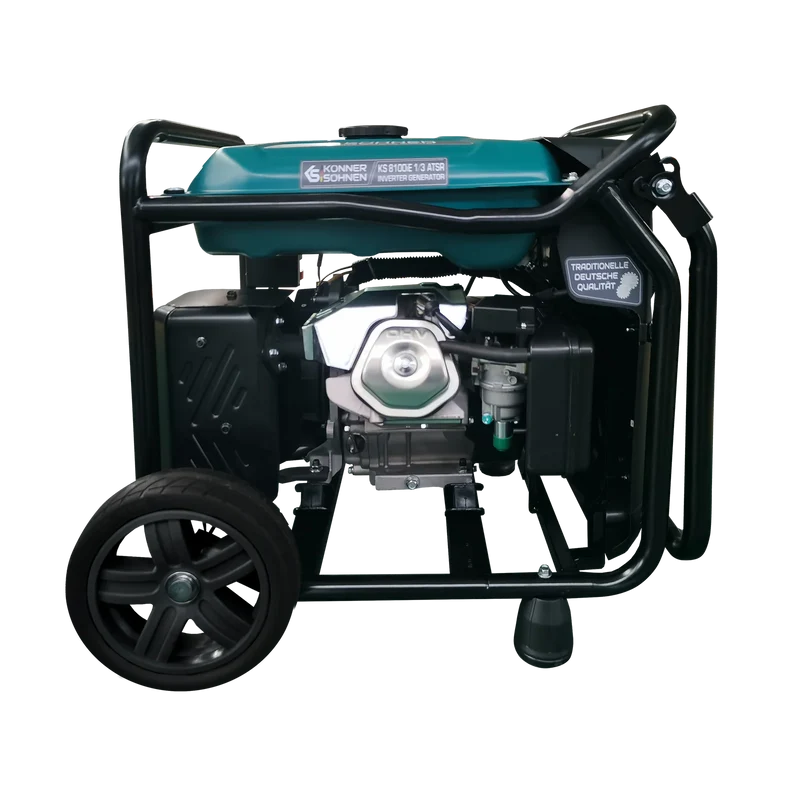 "Könner & Söhnen" Inverter-Generator KS 8100iE 1/3 ATSR - 8kW Nennleistung (230/400V ohne Umschaltverluste abrufbar) - Benzinmotor