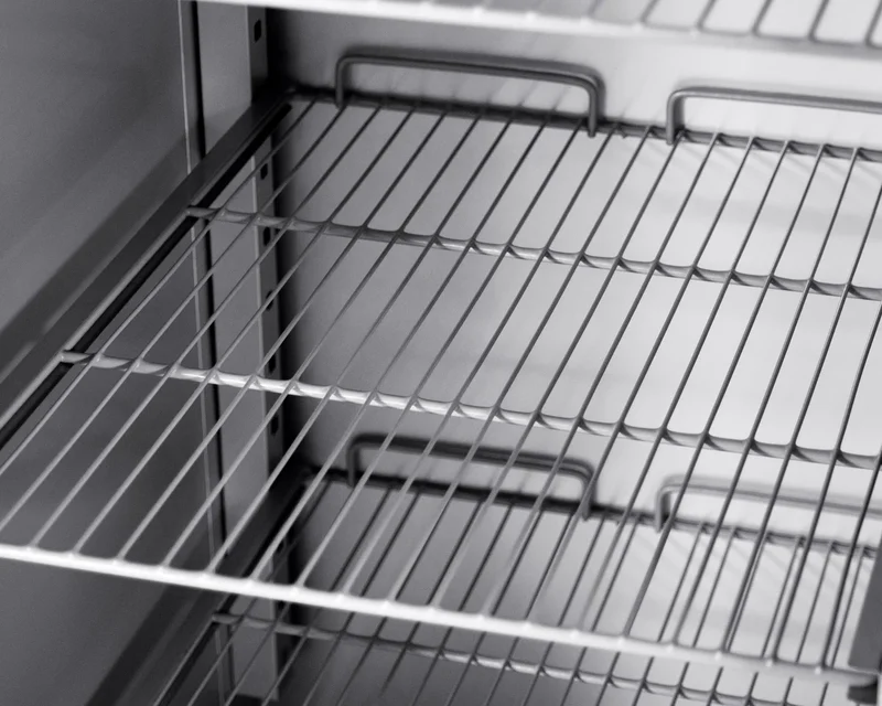 Gastro-Tiefkühlschrank 650 Liter, GN 2/1, Monoblock, Edelstahl