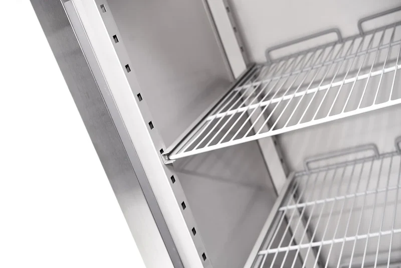 Gastro-Tiefkühlschrank 650 Liter, GN 2/1, Monoblock, Edelstahl