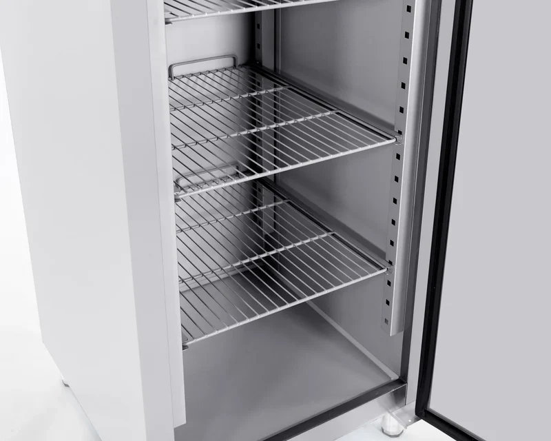 Gastro-Tiefkühlschrank 650 Liter, GN 2/1, Monoblock, Edelstahl