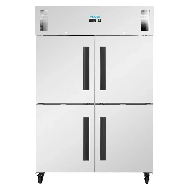 Polar Gastro-Kühlschrank Serie G 1200 Liter, 4-türig, Edelstahl