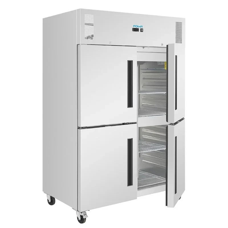 Polar Gastro-Kühlschrank Serie G 1200 Liter, 4-türig, Edelstahl