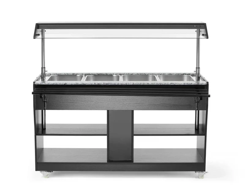 Hendi Warmbuffet , 4 x GN 1/1, fahrbar