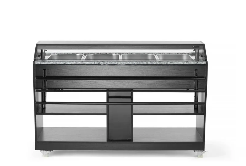 Hendi Warmbuffet , 4 x GN 1/1, fahrbar
