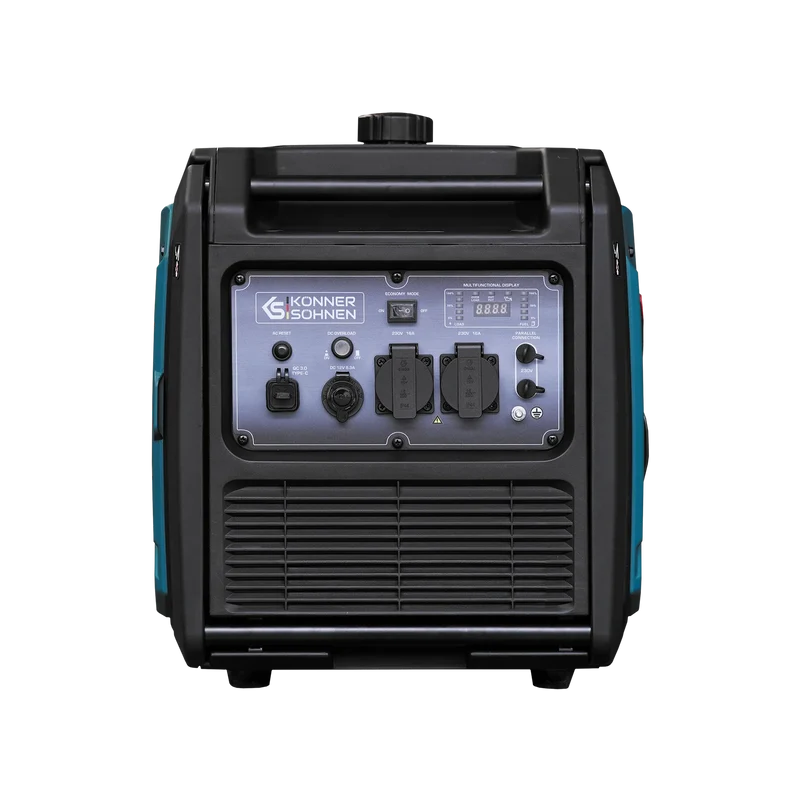 "Könner & Söhnen" LPG/Benzin-Inverter-Generator KS 4000iEG S - 4kW Nennleistung - Benzin / Gas Motor - 230V