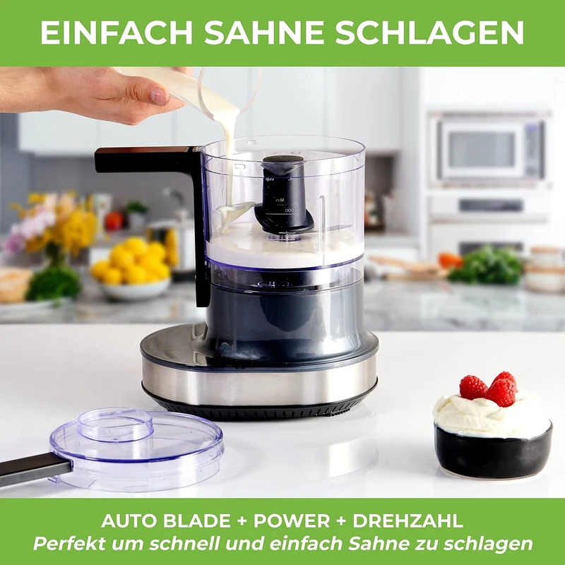GREEN-PRESS MAX Slow Juicer + NUTRI-CHOPPER 4D Multizerkleinerer | Spar-Bundle