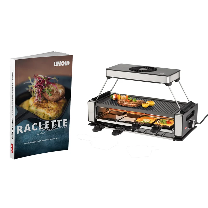 Raclette Smokeless Bundle inkl. Raclette Buch Deluxe