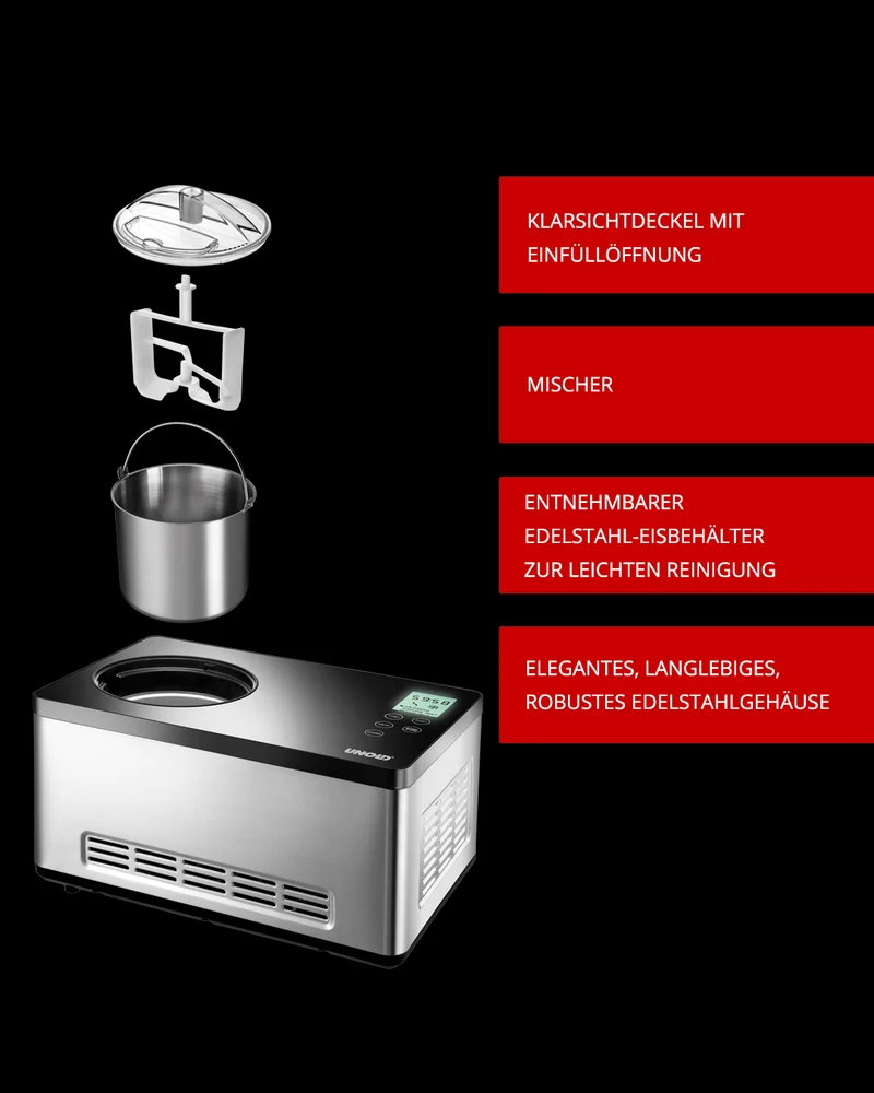 Eismaschine Gusto Bundle inkl. Eisbuch