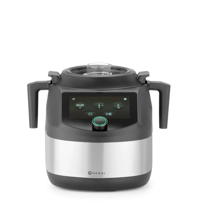Hendi Multifunktions-Küchenmaschine HENDICHEF Pro, 4 L, Edelstahl/Schwarz