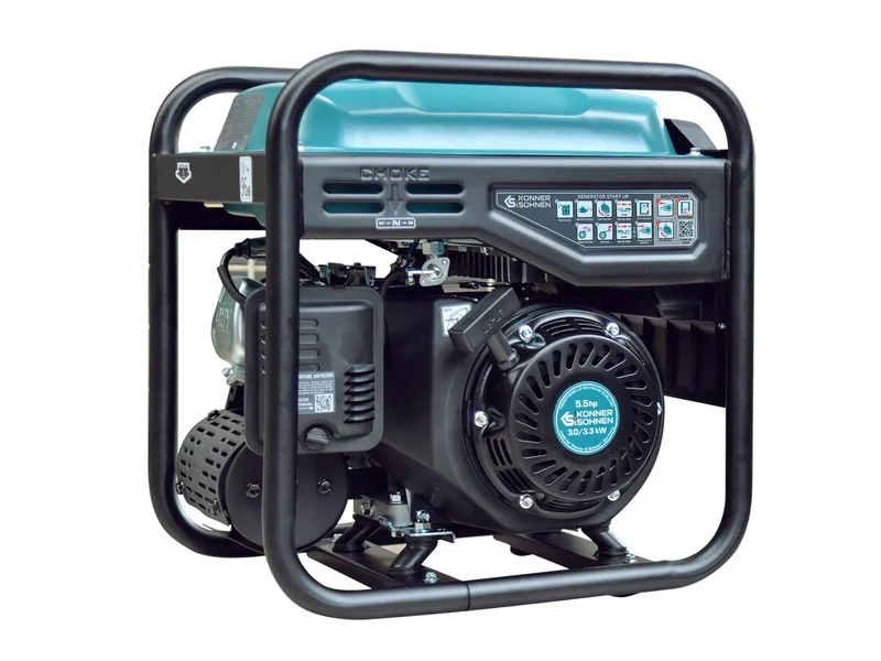 "Könner & Söhnen" Inverter-Generator KS 3300i - 3kW Nennleistung - Benzinmotor - 230V