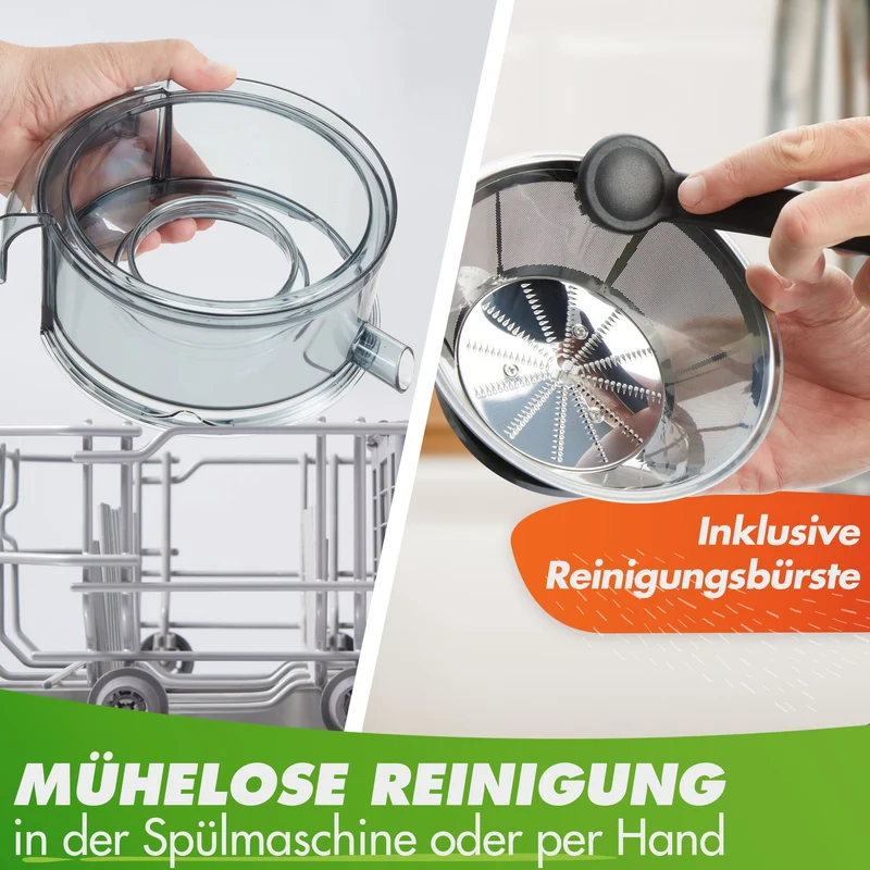 Entsafter QUICK-JUICER MAX Zentrifugal-Entsafter mit XXL-Einwurf