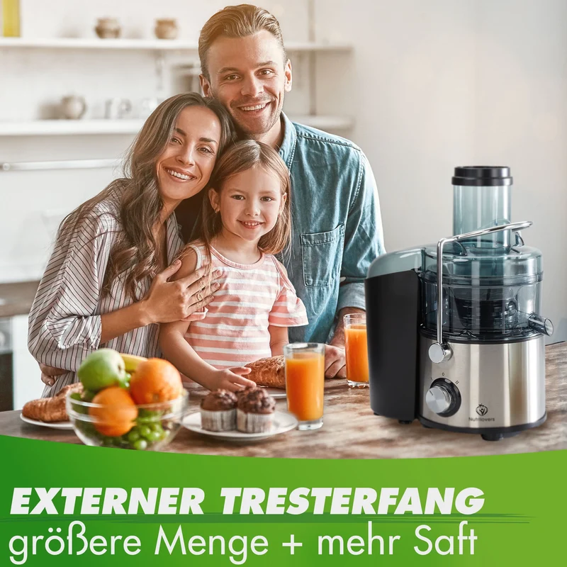 Entsafter QUICK-JUICER MAX Zentrifugal-Entsafter mit XXL-Einwurf