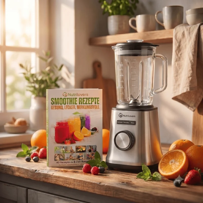 Standmixer Glas NUTRI-BLENDER GLAS+ Hochleistungsmixer mit Glasbehälter 1800W, 1.8L