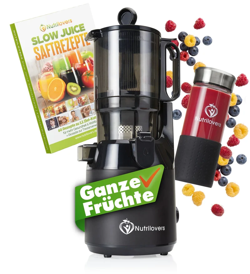NUTRI-PRESS MAX Slow Juicer + NUTRI-ICE MAKER Eiswürfelmaschine | Spar-Bundle