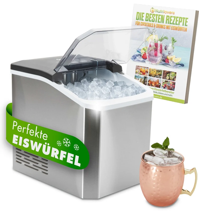 NUTRI-PRESS MAX Slow Juicer + NUTRI-ICE MAKER Eiswürfelmaschine | Spar-Bundle