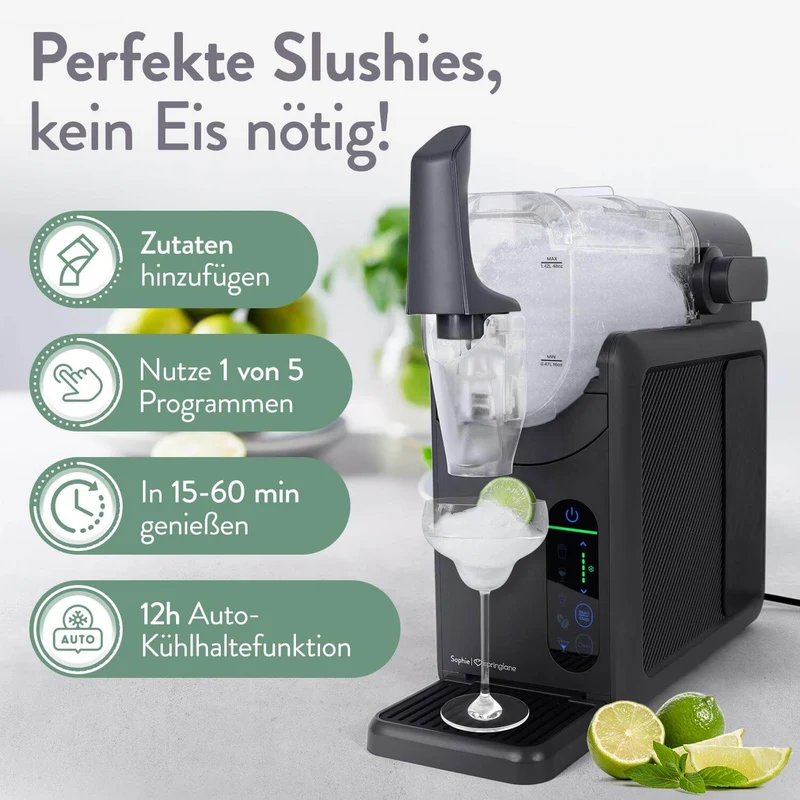 Slush-Eismaschine Sophie 2 Liter - Anthrazit oder Weiß