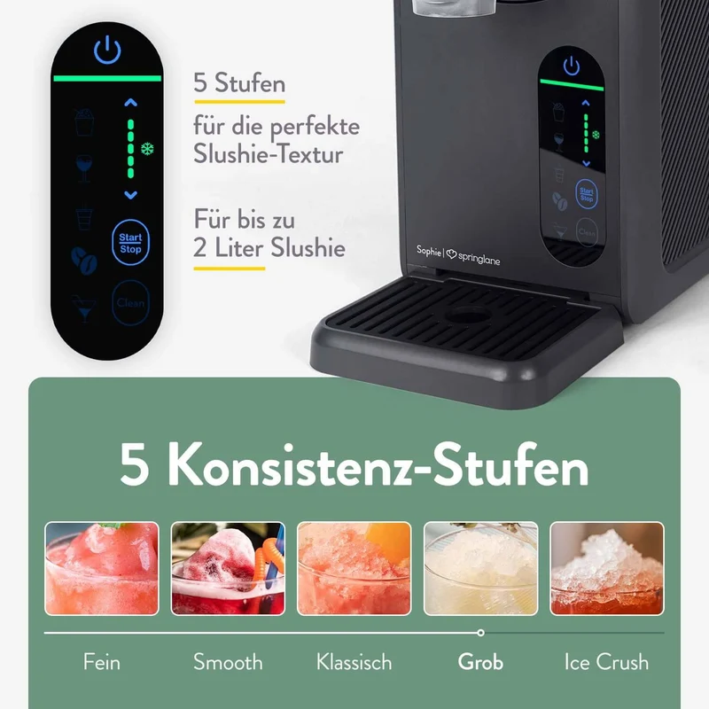 Slush-Eismaschine Sophie 2 Liter - Anthrazit oder Weiß