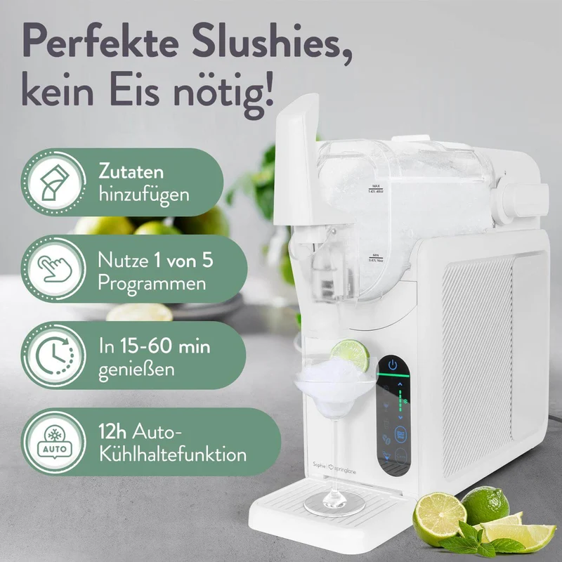 Slush-Eismaschine Sophie 2 Liter - Anthrazit oder Weiß
