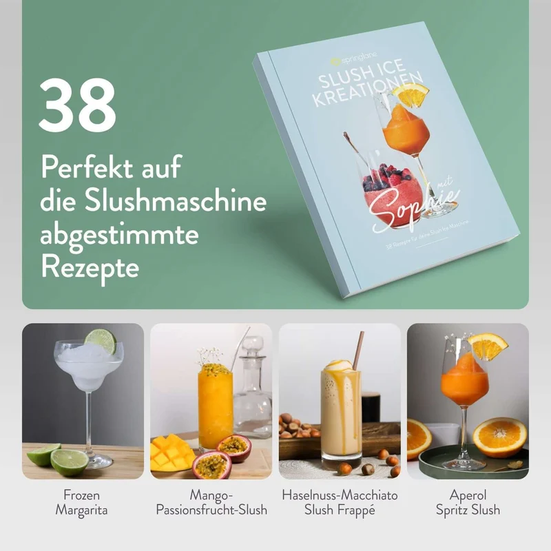 Slush-Eismaschine Sophie 2 Liter - Anthrazit oder Weiß
