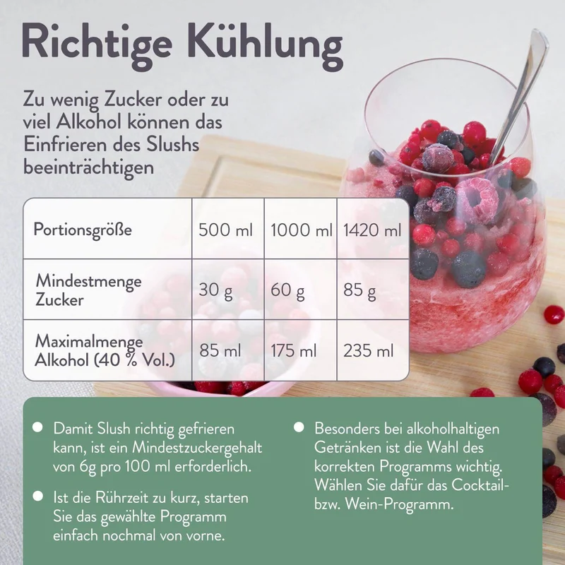 Slush-Eismaschine Sophie 2 Liter - Anthrazit oder Weiß