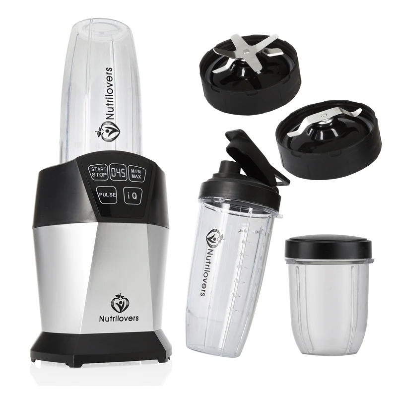 Becher zum Blenden, groß (0,8 Liter) MIT Trinkkappe | NUTRI-BLENDER NEW Smoothiemaker