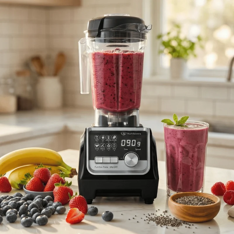 Hochleistungsmixer NUTRI-BLENDER MAX+ 2000W Standmixer, 7 Programme