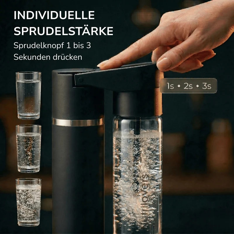 NUTRI-STREAM Wassersprudler mit Extra Flaschen - Wähle dein Bundle!