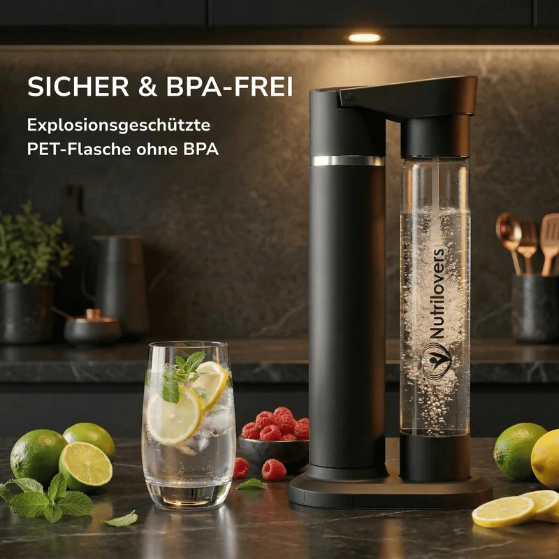 NUTRI-STREAM Wassersprudler mit Extra Flaschen - Wähle dein Bundle!