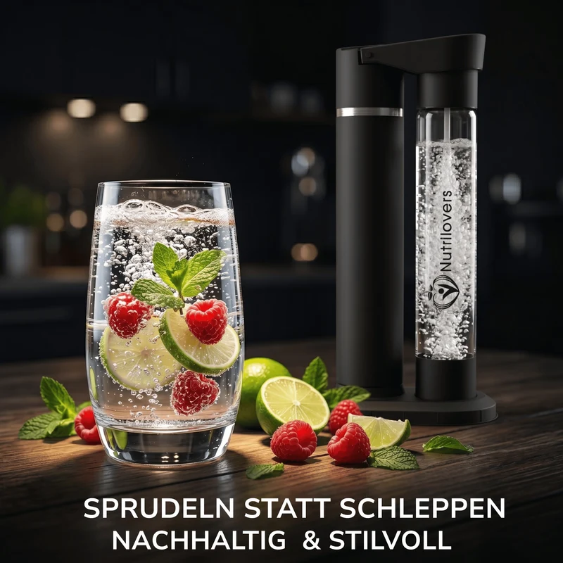 NUTRI-STREAM Wassersprudler mit Extra Flaschen - Wähle dein Bundle!