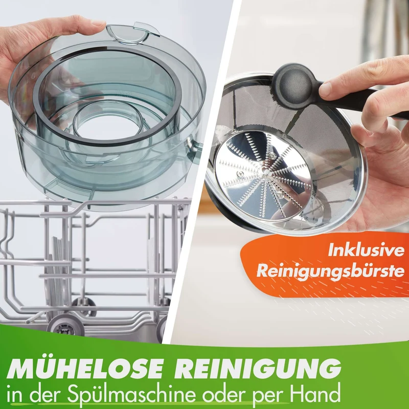 Entsafter QUICK-JUICER Zentrifugal-Entsafter mit XXL-Einfüllöffnung