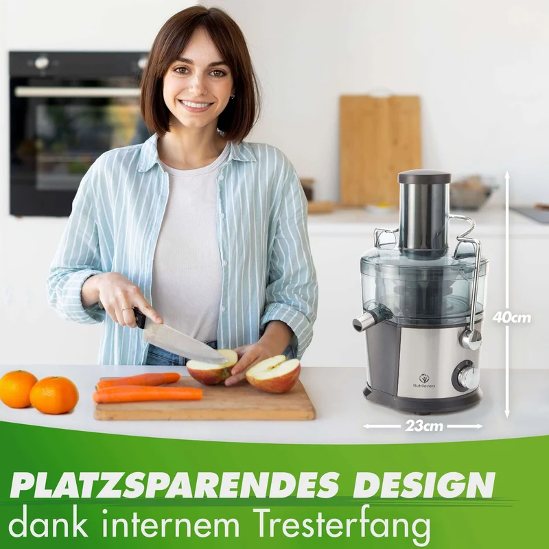 Entsafter QUICK-JUICER Zentrifugal-Entsafter mit XXL-Einfüllöffnung