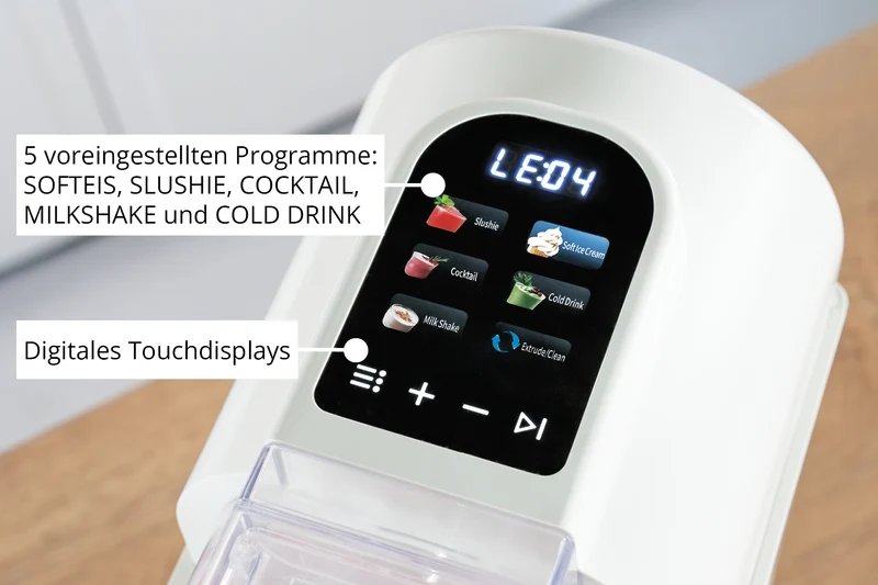 2in1 -Slush und Softeismaschine Sofia