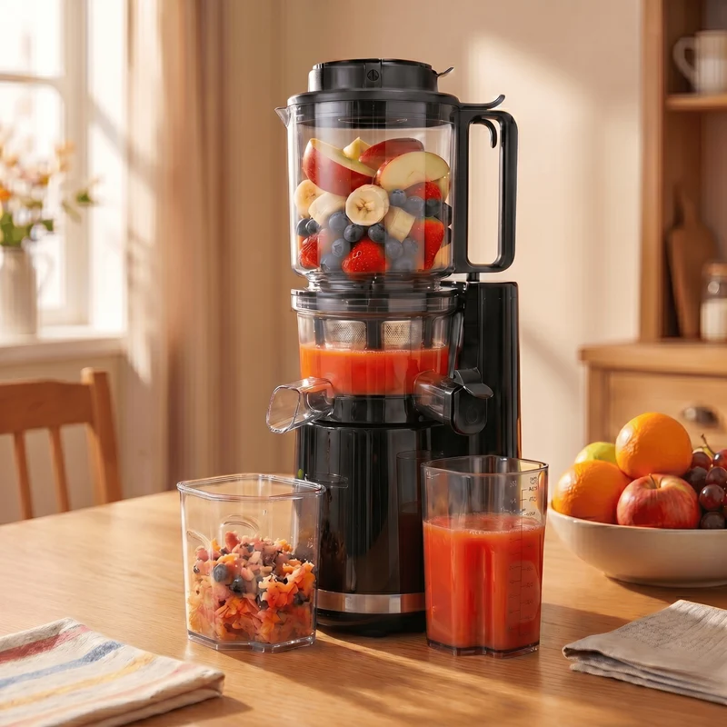 Slow Juicer NUTRI-PRESS MAX+ Ganze Früchte entsaften - 150mm, Edelstahl-Schecke