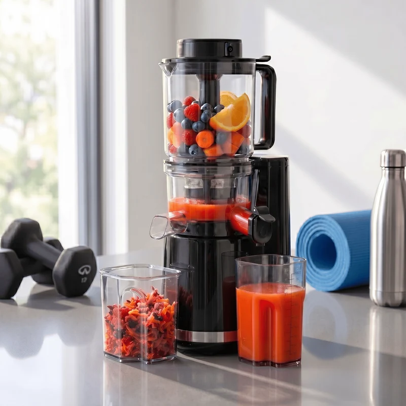 Slow Juicer NUTRI-PRESS MAX+ Ganze Früchte entsaften - 150mm, Edelstahl-Schecke