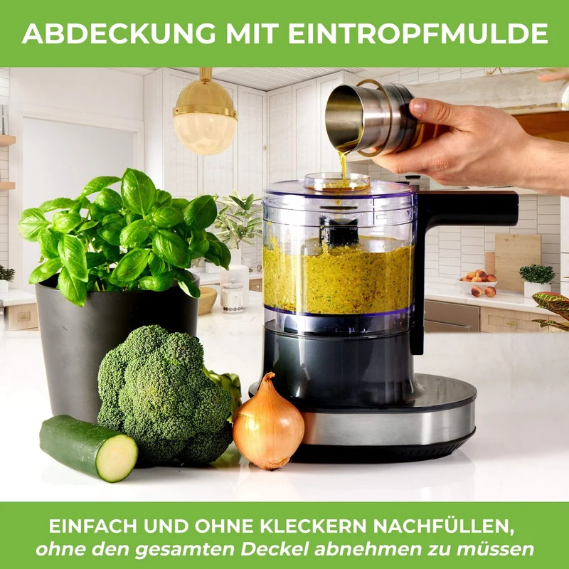 NUTRI-CHOPPER 4D (B) Zerkleinerer Multifunktional| 100% BPA-frei