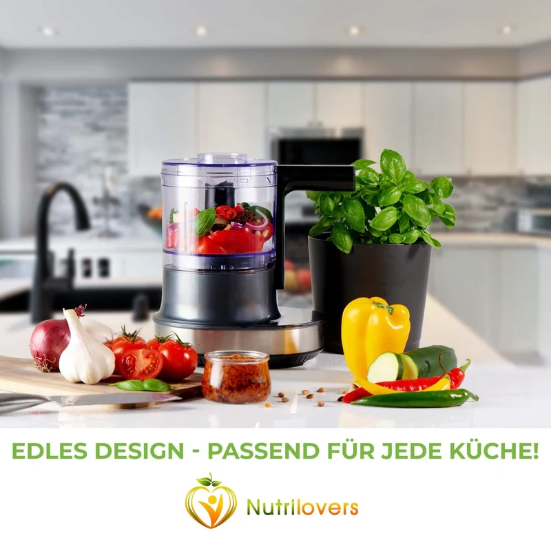 NUTRI-CHOPPER 4D (B) Zerkleinerer Multifunktional| 100% BPA-frei