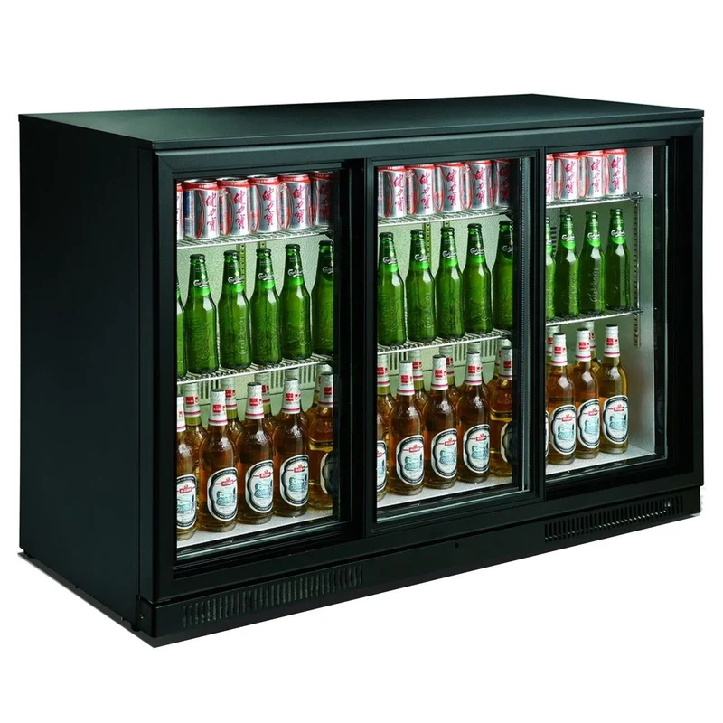 Barkühlschrank - 3 Schiebetüren - 298 L